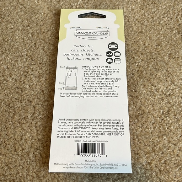 Set of Four (4) Yankee Candle Iced Berry Lemonade Car Jar Air Fresheners - Picture 6 of 10